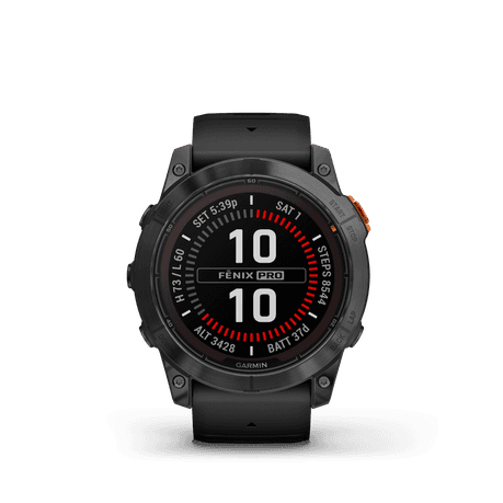 Garmin fenix 7X Pro, Solar Edition - Slate Gray Stainless Steel